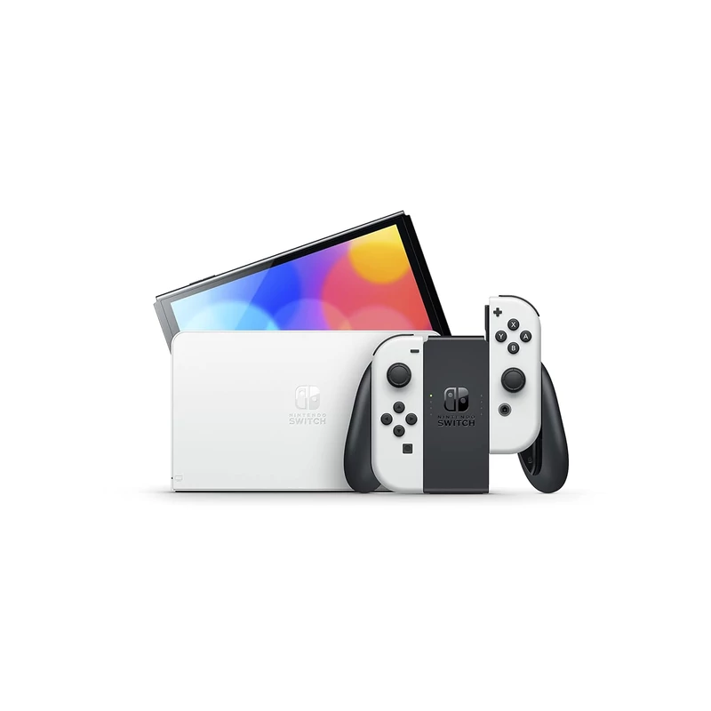 Nintendo Switch OLED Modell + Super Mario Bros Wonder  játék + 12 hónap Nintendo Online előfizetés (Fehér)