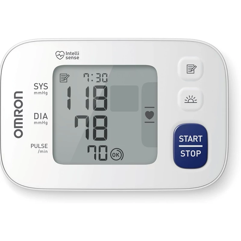 Omron RS4 Intellisense csuklós vérnyomásmérő - Fehér (HEM-6181-E)