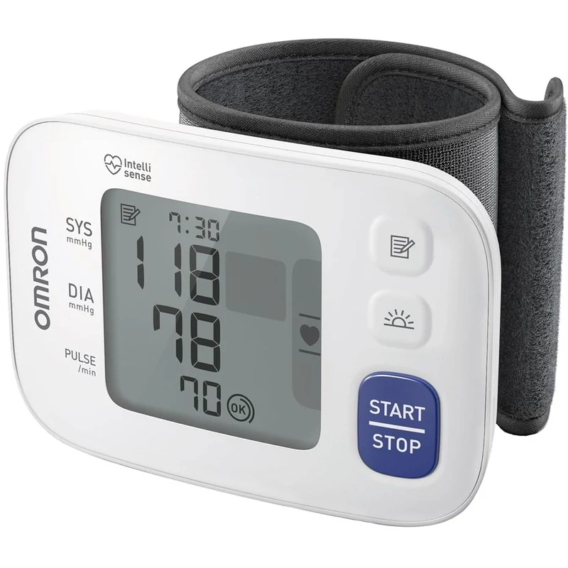 Omron RS4 Intellisense csuklós vérnyomásmérő - Fehér (HEM-6181-E)