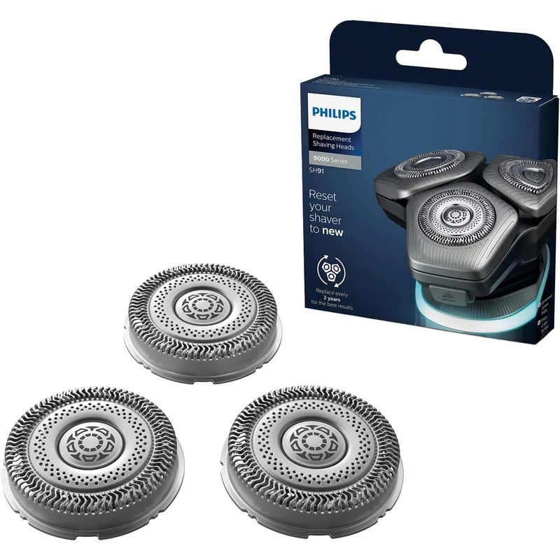 Philips SH91/50 csere borotvafej 9000-es szériához, 3db - Ezüst
