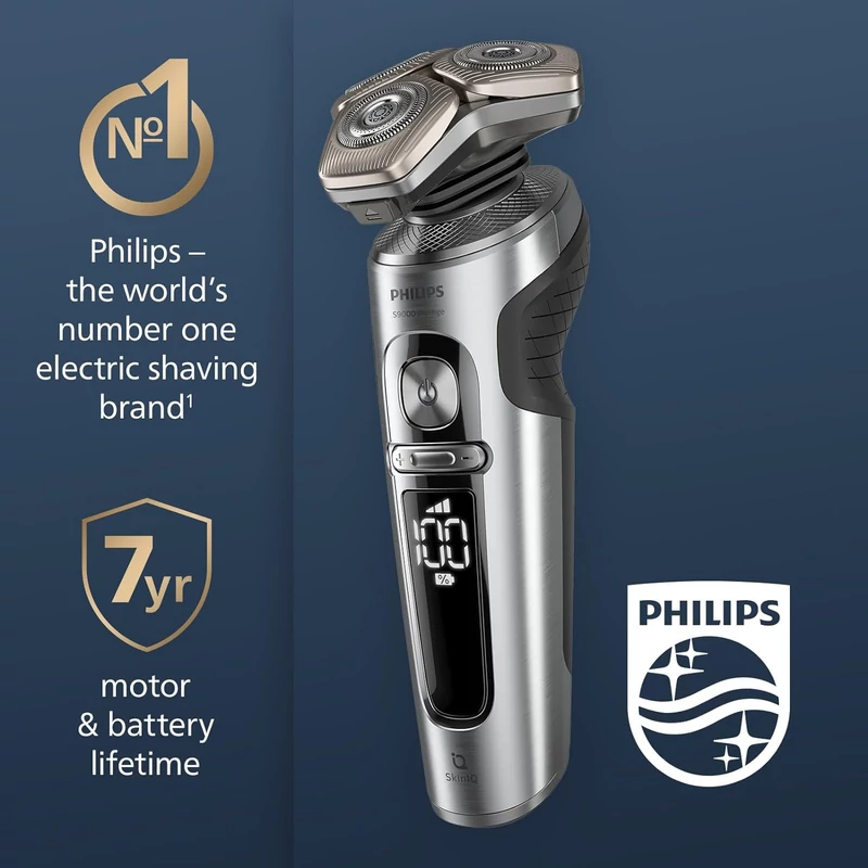 Philips SP9885/35 Series 9000 Prestige elektromos borotva - Fekete/Szürke
