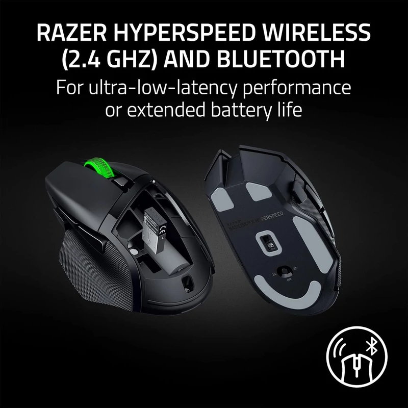 Razer Basilisk V3 X HyperSpeed Wireless Gaming egér (RZ01-04870100-R3G1)