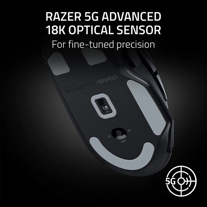 Razer Basilisk V3 X HyperSpeed Wireless Gaming egér (RZ01-04870100-R3G1)