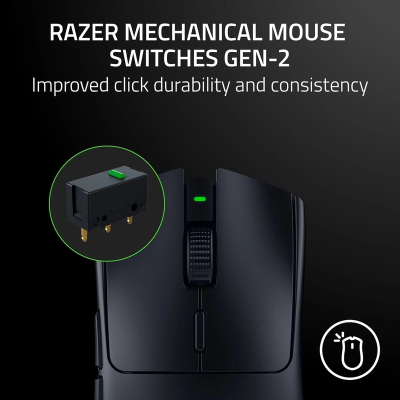 Razer Viper V3 HyperSpeed wireless gaming egér - Fekete (RZ01-04910100-R3M1)