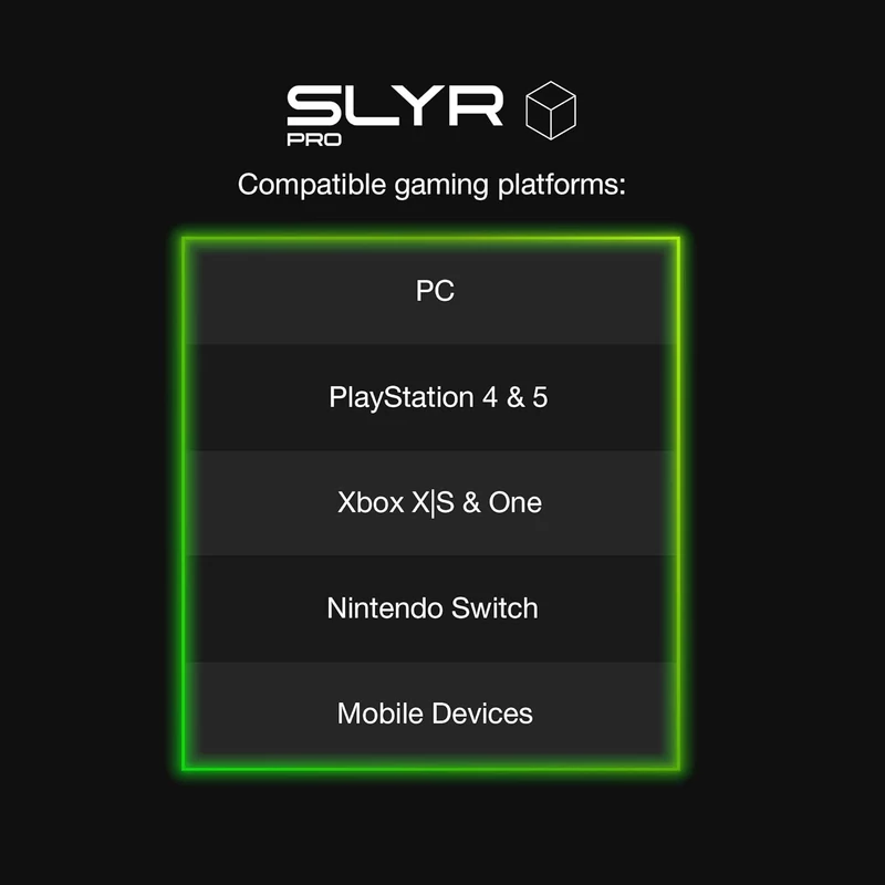 Skullcandy SLYR Pro gaming headset - Fekete/Zöld (S6SPY-Q763)