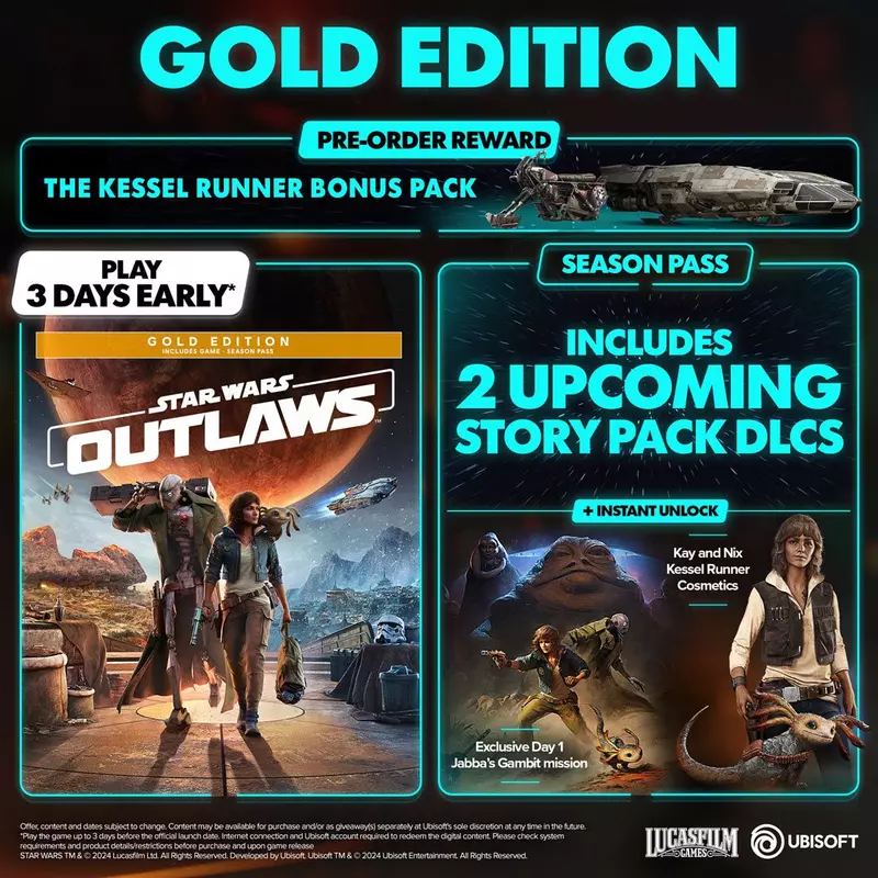Star Wars Outlaws Gold Edition (XSX)