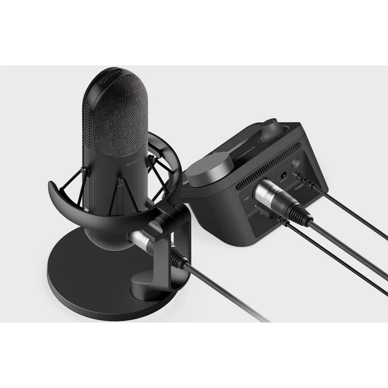 SteelSeries Alias Pro Kit XLR mikrofon + Stream Mixer - Fekete (61597)