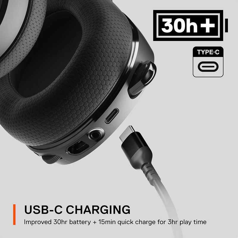 SteelSeries Arctis 7X+ Wireless Gaming Headset - Fekete (61472)