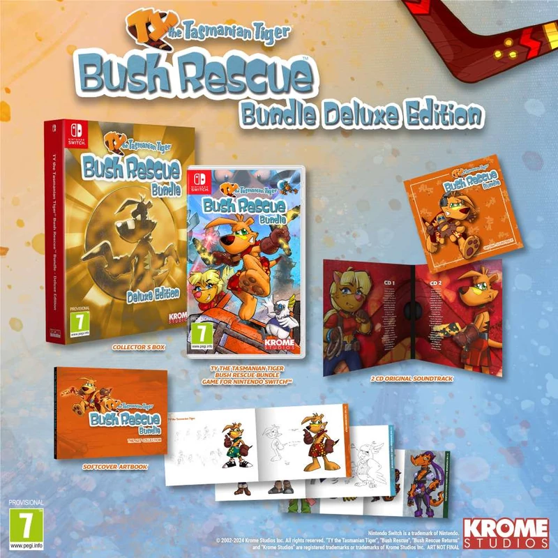 TY the Tasmanian Tiger HD: Bush Rescue Bundle Deluxe Edition (Switch)TY the Tasmanian Tiger HD: Bush Rescue Bundle Deluxe Edition (Switch)