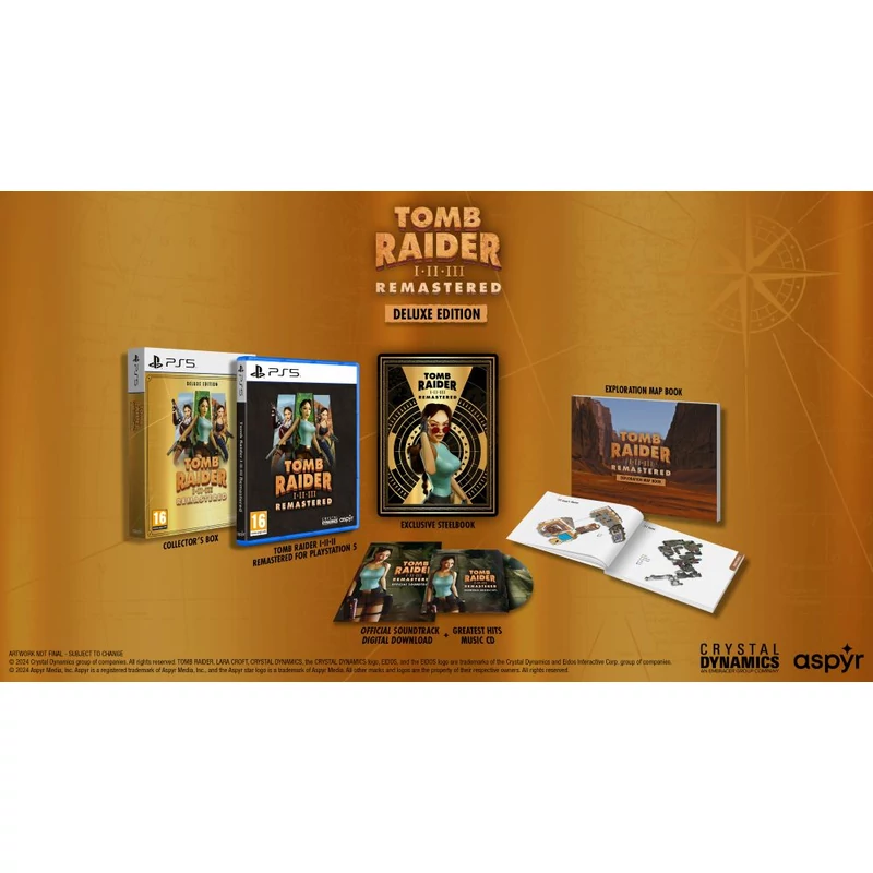 Tomb Raider I-III Remastered Starring Lara Croft Deluxe Edition (PS5)