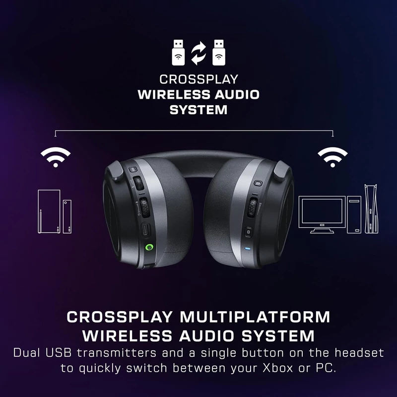 Turtle Beach Stealth 700P Gen 3 Wireless Gaming Headset PS/PC - Fekete (TBS-3101-05)