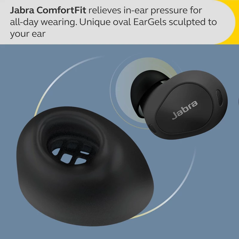 Jabra Elite 10 Bluetooth fülhallgató - Fekete