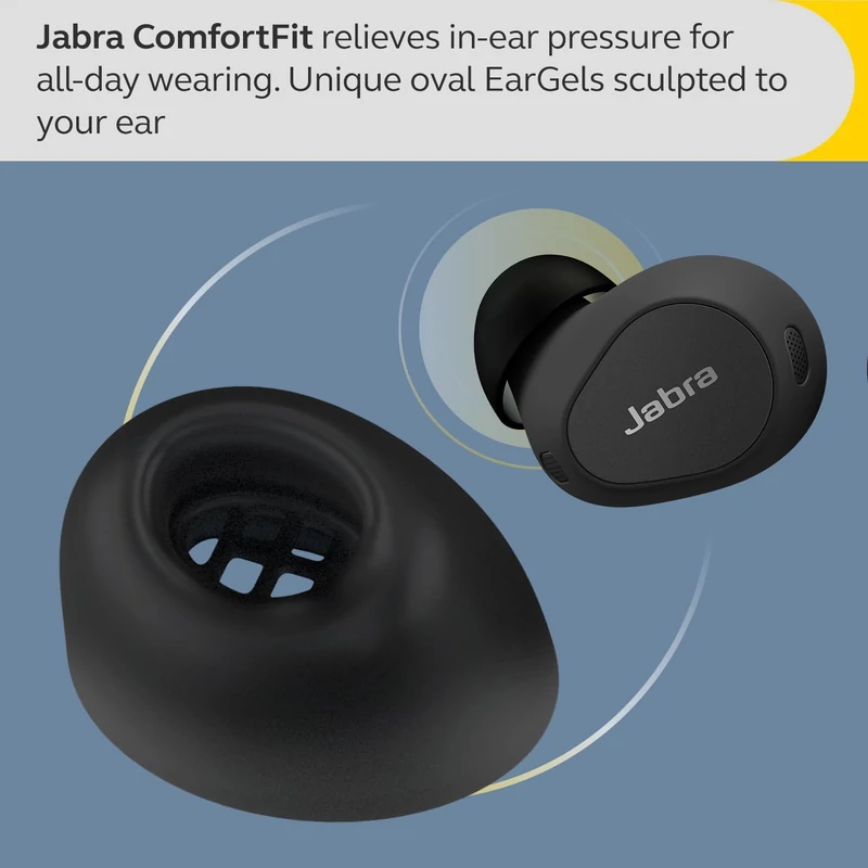 Jabra Elite 10 Bluetooth fülhallgató - Matt Fekete (100-99280703-98)