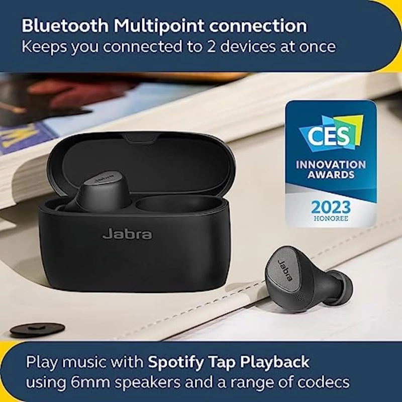 Jabra Elite 5 Bluetooth fülhallgató - Titán/Fekete