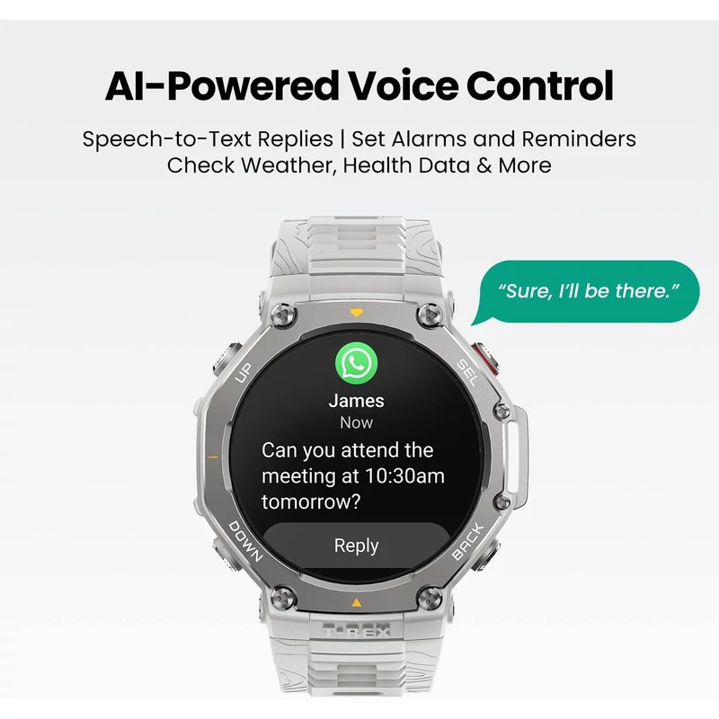 Amazfit T-Rex 3 okosóra - Haze Gray (W2322GL6N)