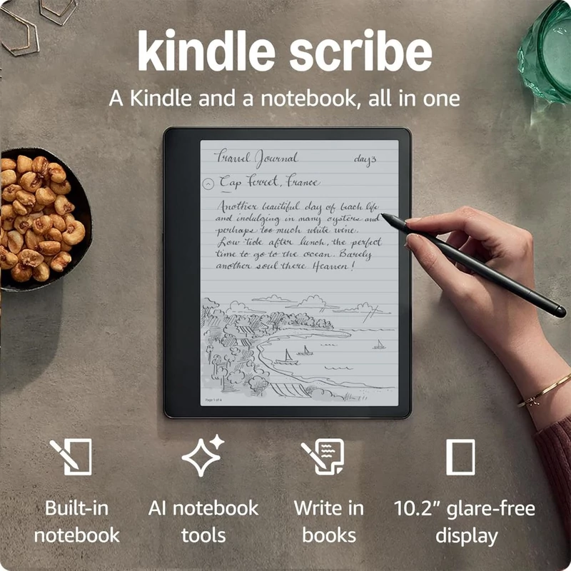 Amazon Kindle 2022 Scribe 16GB (reklámmentes) Ebook olvasó - Volfrám Szürke (B09BS5XWNS)