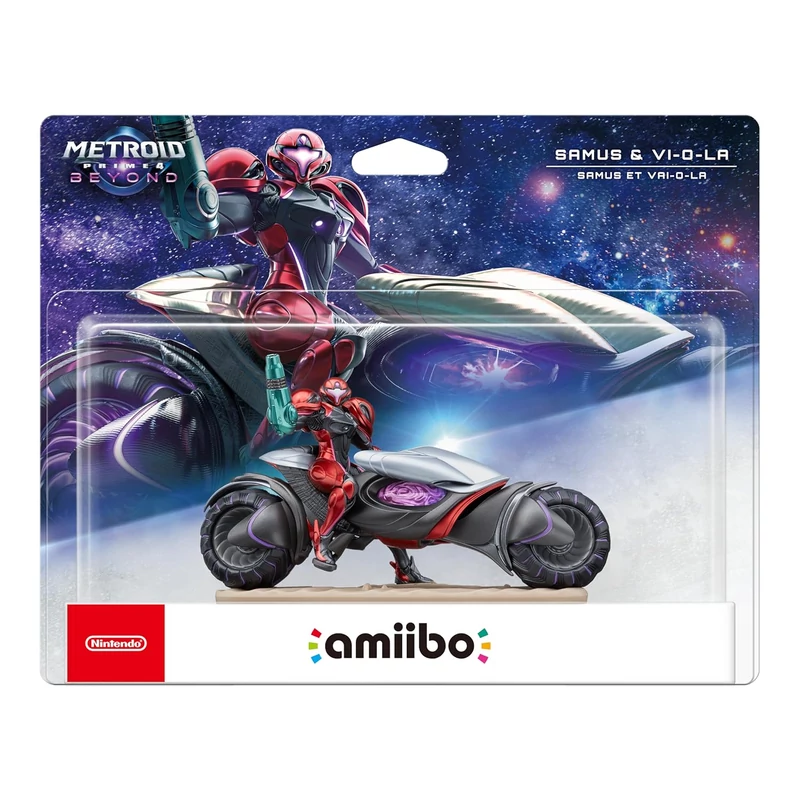 Amiibo Samus & Vi-O-La kiegészítő figura (Metroid Prime 4 Beyond)