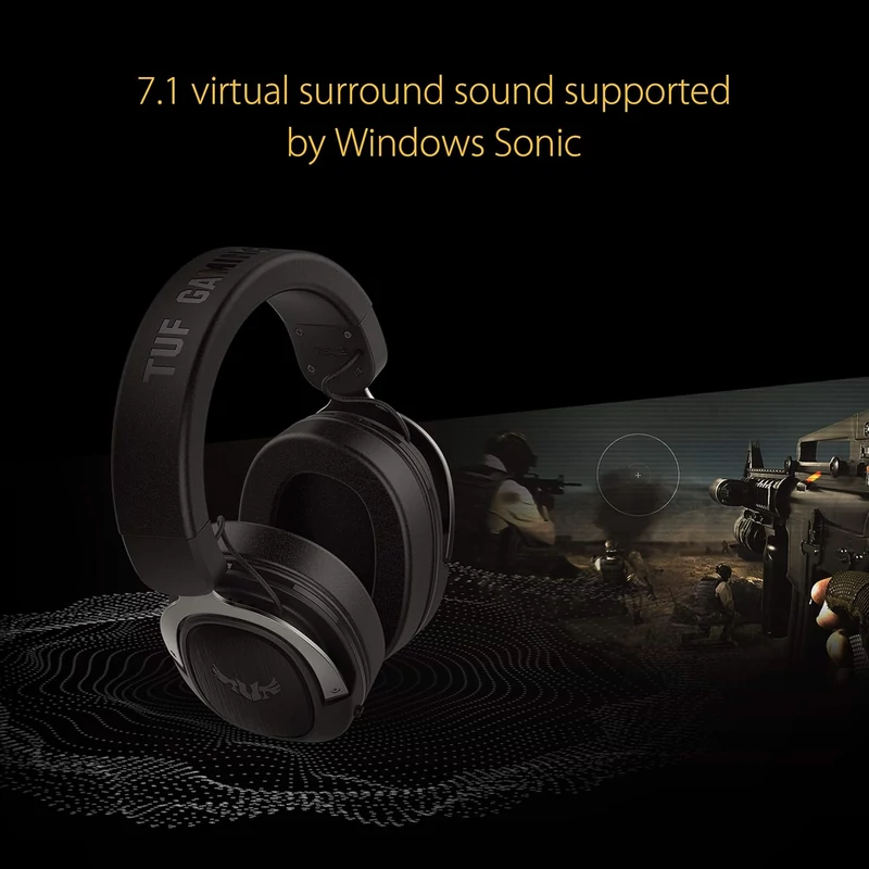 Asus TUF H3 Gaming Headset - Gun Metal