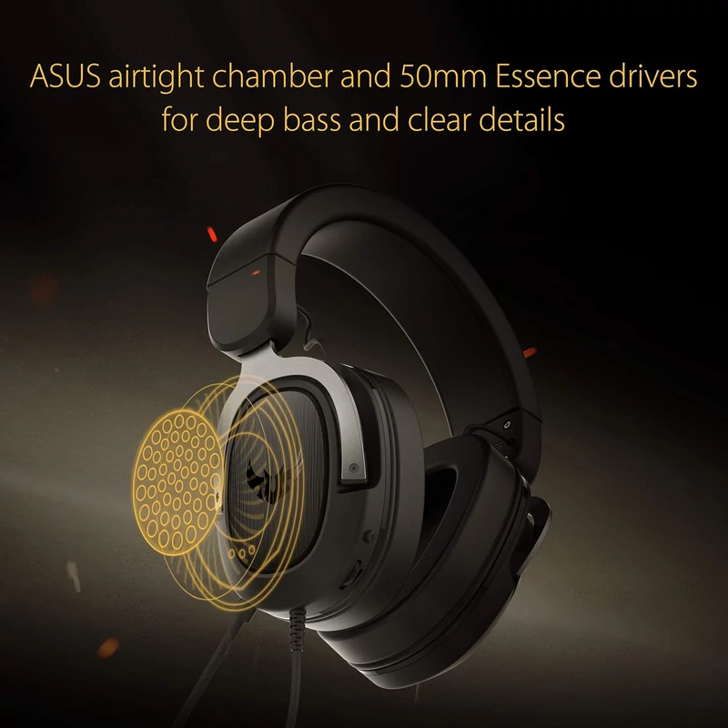 Asus TUF H3 Gaming Headset - Gun Metal