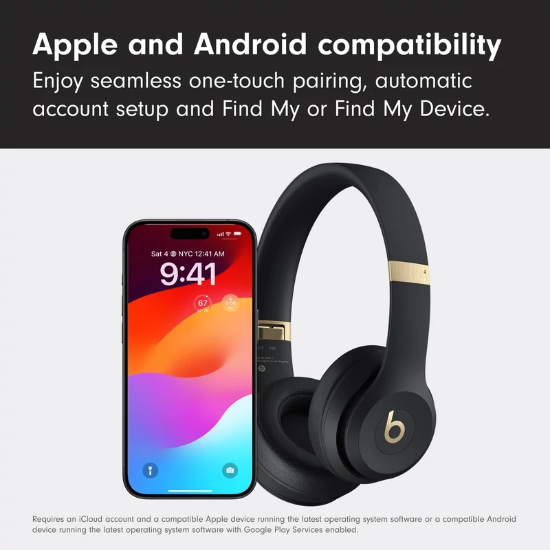 Beats Solo 4 vezeték nélküli fejhallgató - Fekete / Arany