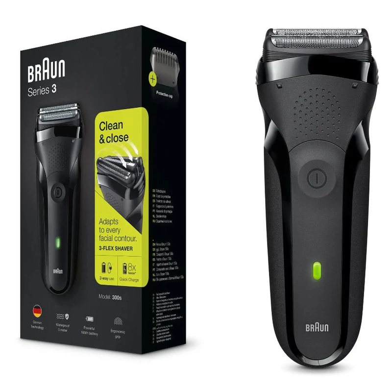 Braun Series 3 300S borotva - Fekete