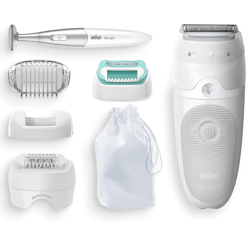 Braun Silk-épil 5 5-825 Wet&Dry epilátor + trimmer - Fehér/Ezüst (SES5-825)
