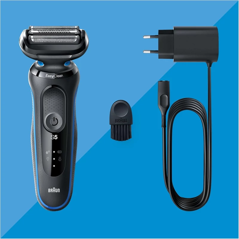 Braun 51-B1000s Series 5 borotva - Fekete/Kék