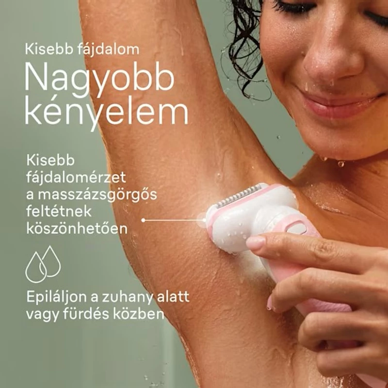 Braun Silk-épil 9 9-030 Epilátor - Fehér/Rózsaszín (SES9030)
