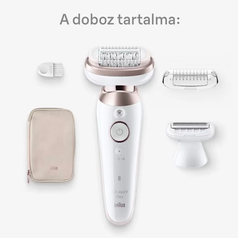 Braun Silk-épil 9 9-030 Epilátor - Fehér/Rózsaszín (SES9030)
