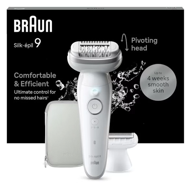 Braun Silk-épil 9 9-041 Epilátor - Fehér/Ezüst (SES9041)