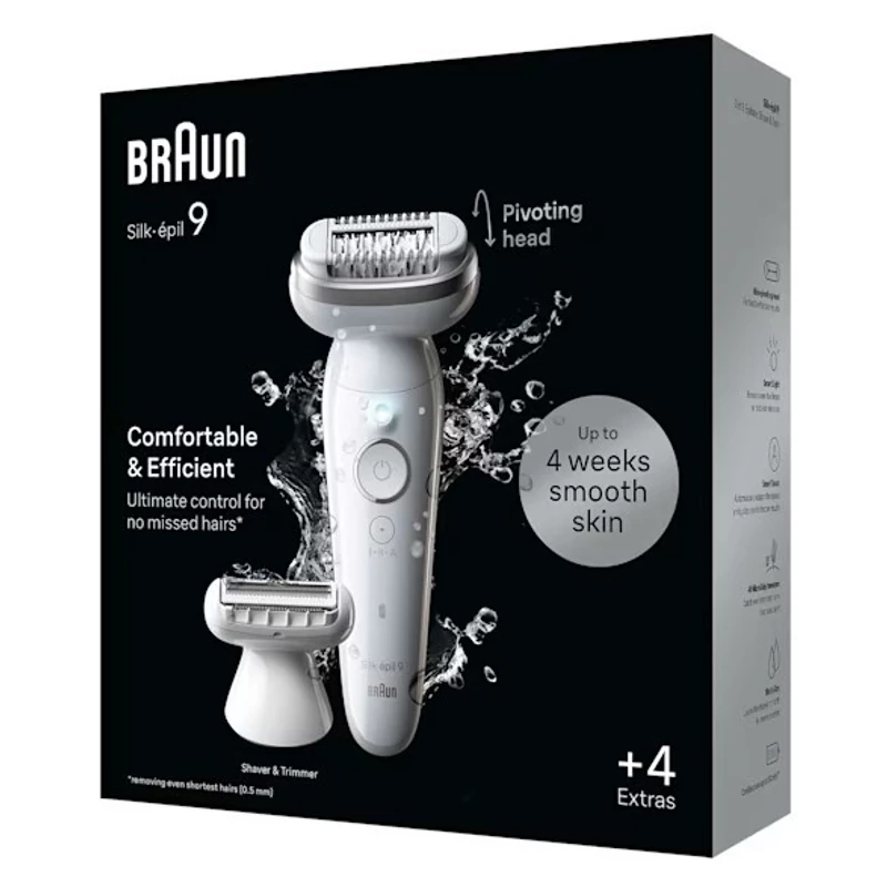 Braun Silk-épil 9 9-041 Epilátor - Fehér/Ezüst (SES9041)
