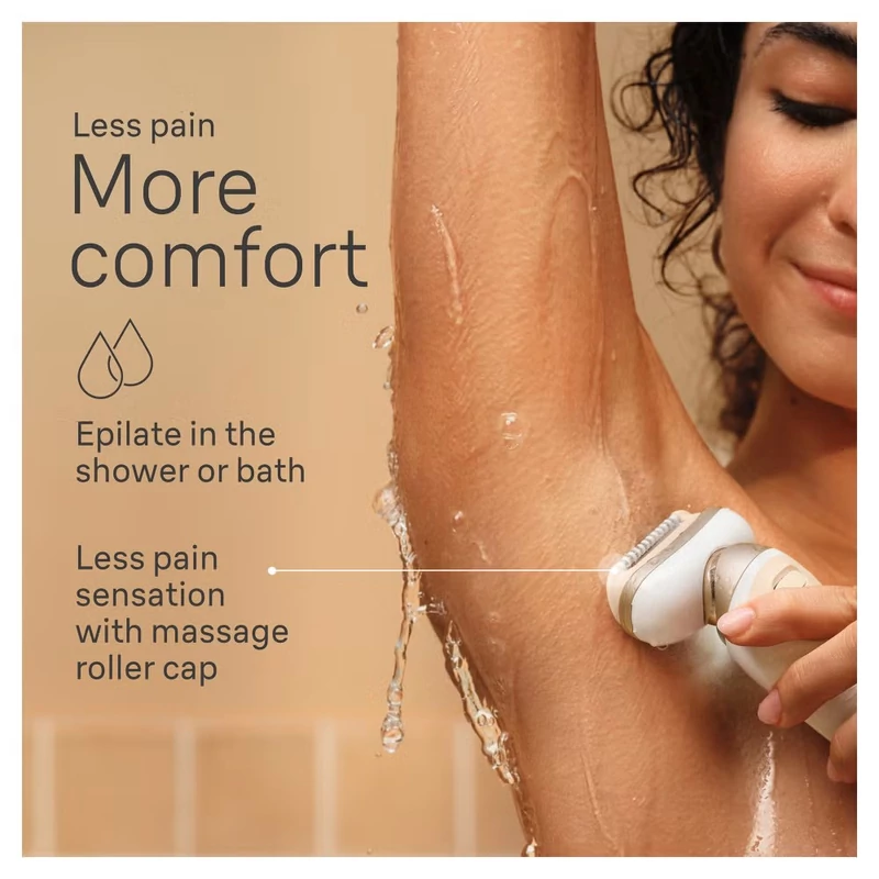 Braun Silk-épil 9 Flex 9-041 3D Epilátor - Fehér/Arany (SE9F9041)