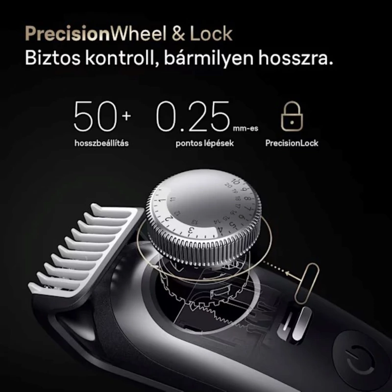 Braun BT9520 Series 9 professzionális szakállvágó - Fekete/Szürke