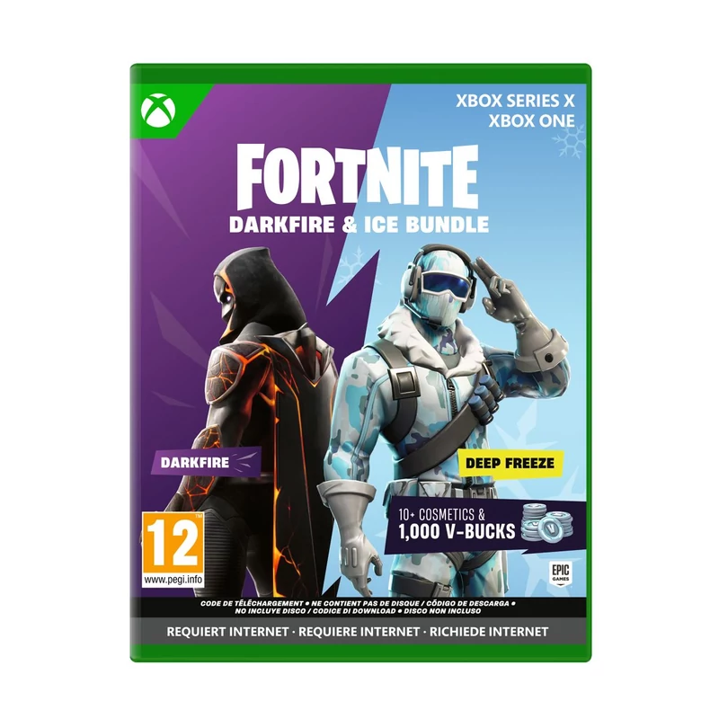 Fortnite Darkfire and Ice Bundle (letöltőkód) (XONE|XSX)