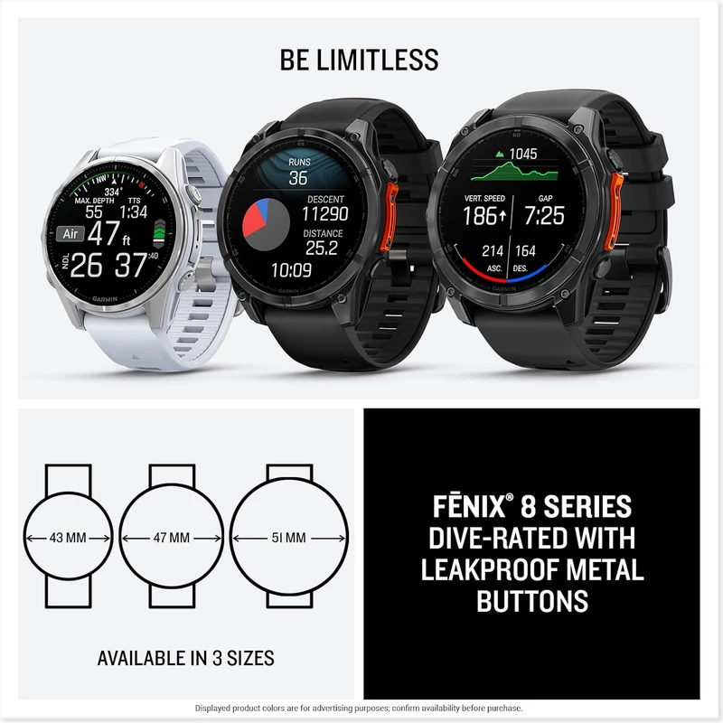 Garmin Fenix 8 Amoled okosóra 43mm - Ezüst/Fehér (010-02903-00)