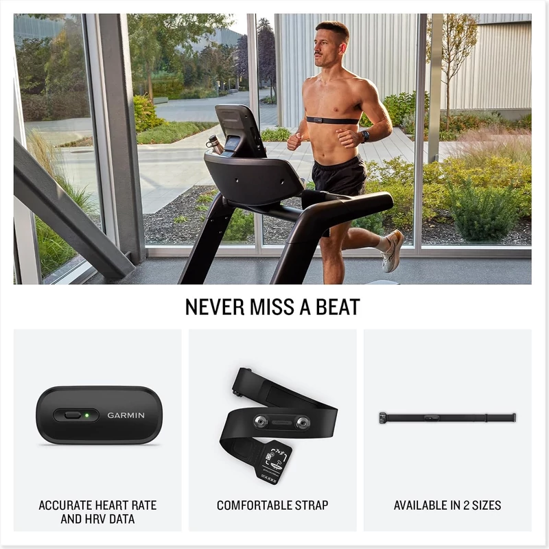 Garmin HRM-200 pulzuspánt - Fekete (010-13388-00)