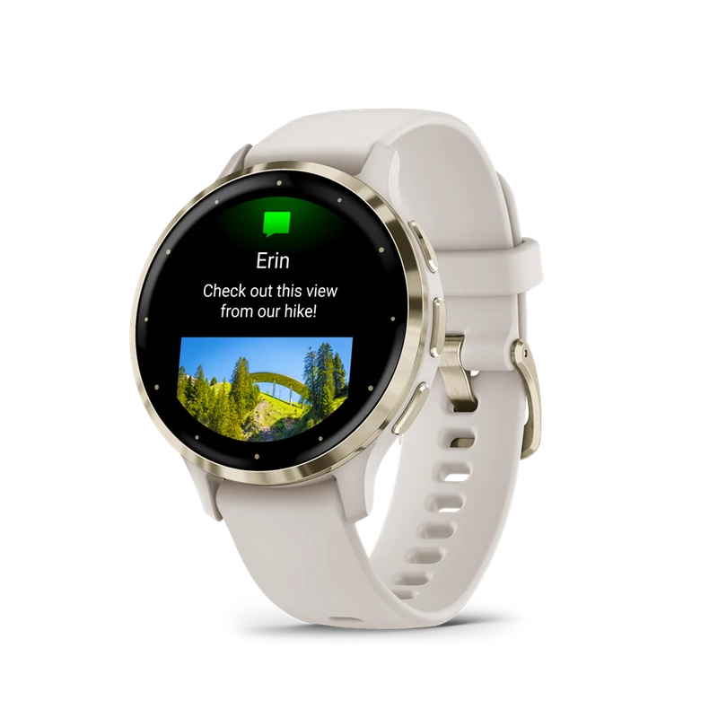 Garmin Venu 3S okosóra - Elefántcsont / Krémarany (010-02785-04)