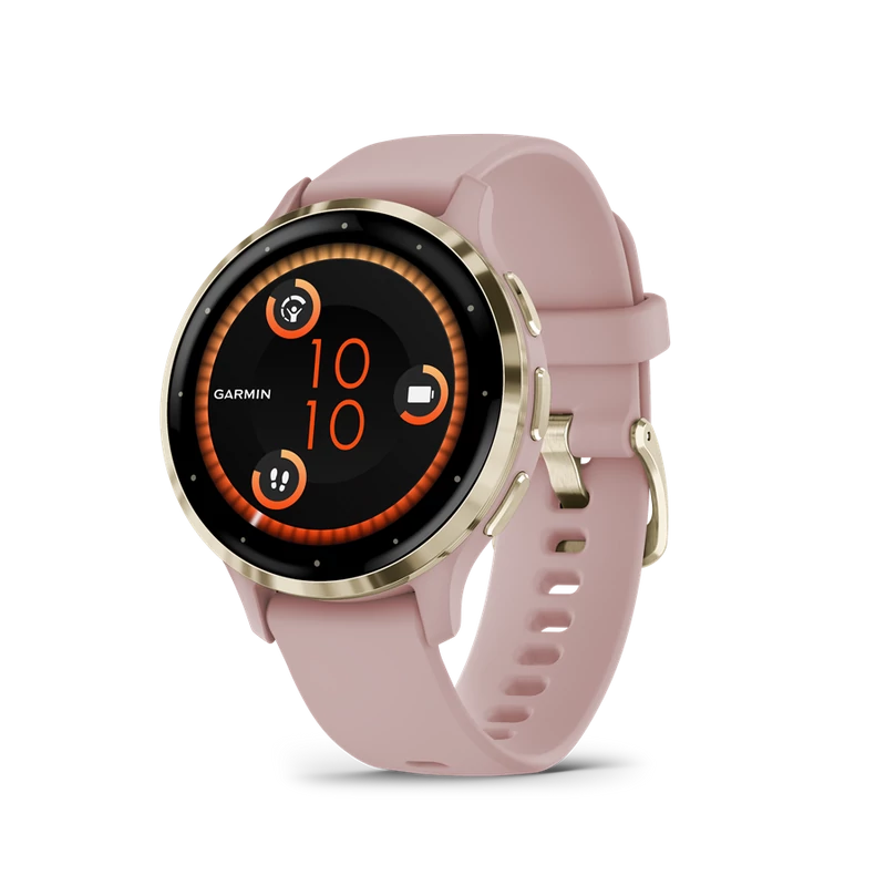 Garmin Venu 3S okosóra - Rózsa / Krémarany (010-02785-03)