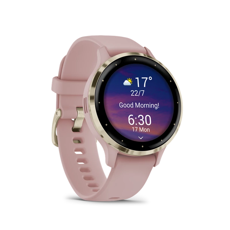 Garmin Venu 3S okosóra - Rózsa / Krémarany (010-02785-03)