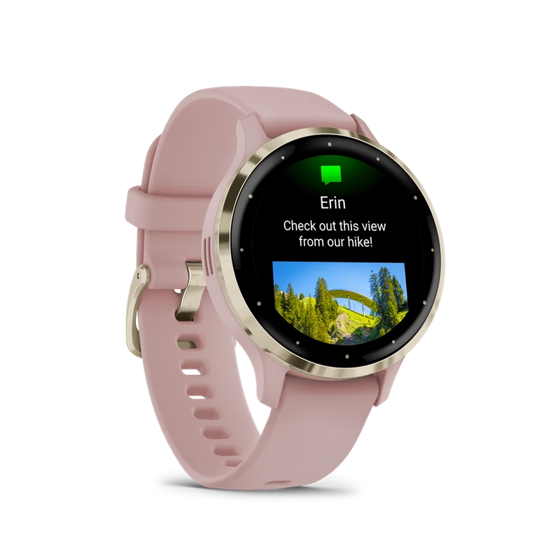 Garmin Venu 3S okosóra - Rózsa / Krémarany (010-02785-03)