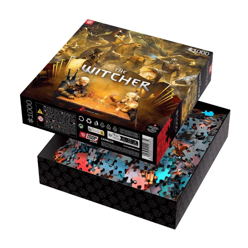 ood Loot Witcher Playing Gwent 1000 darabos Puzzle