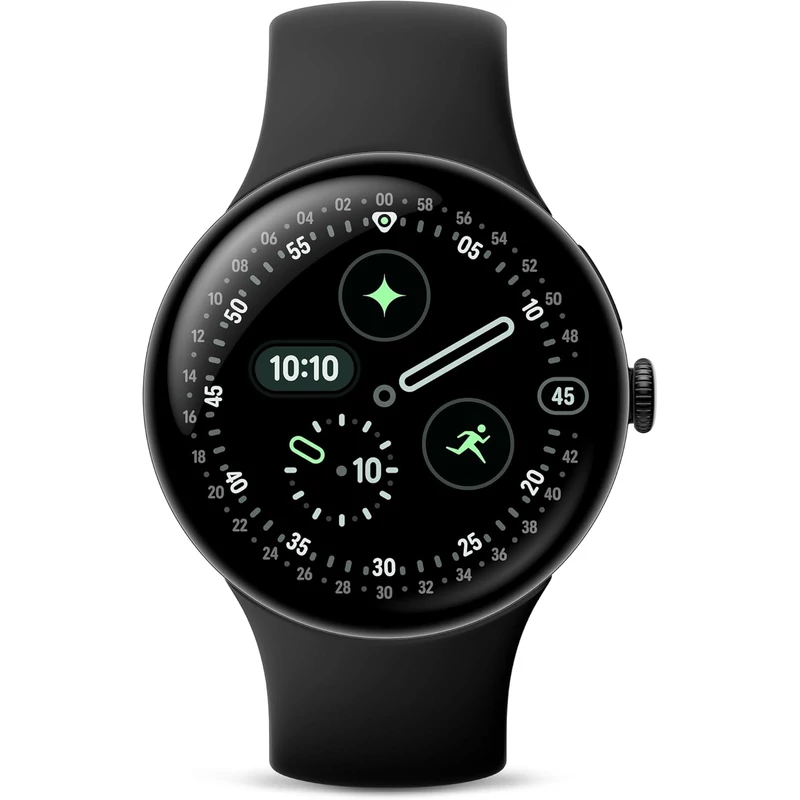Google Pixel Watch 4 okosóra 45mm - Fekete (GA09962-EU)