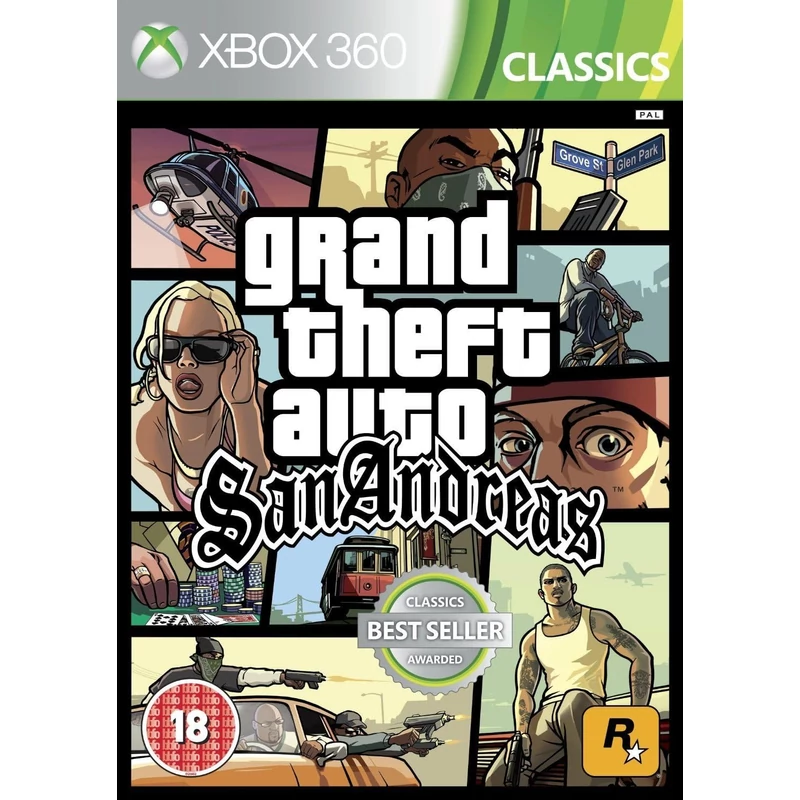 Grand Theft Auto San Andreas (használt) (Xbox 360)