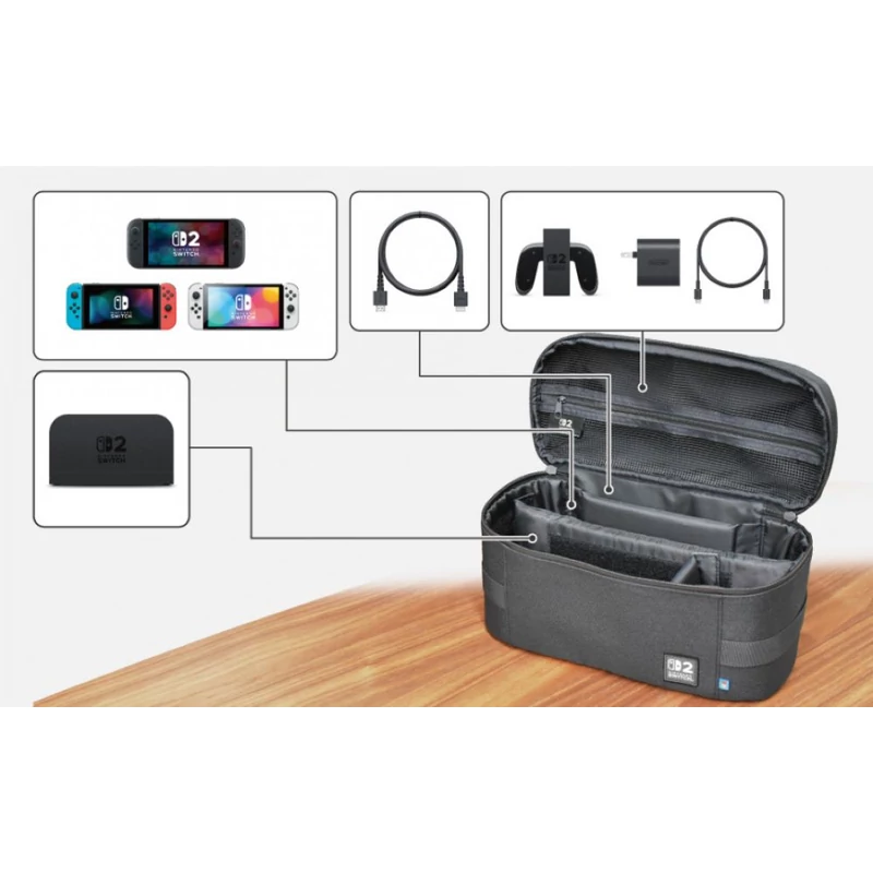 Nintendo Switch 2 Compact Carry All Hordtáska (Fekete)