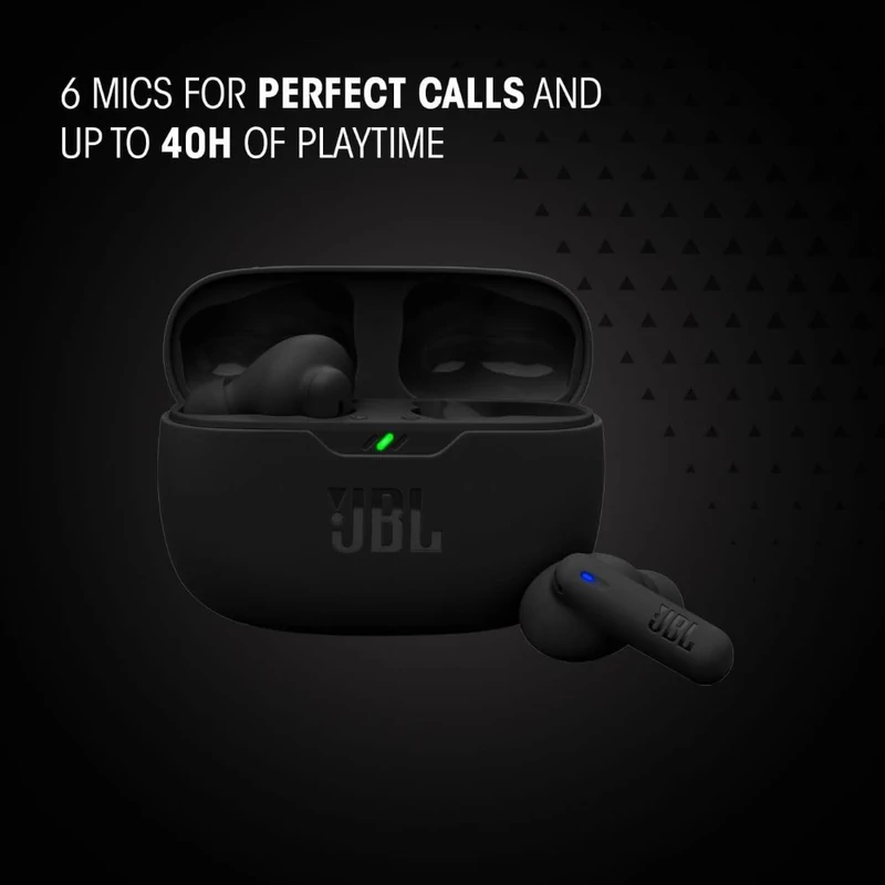 JBL Wave Beam 2 True Wireless fülhallgató - Fekete (JBLWBEAM2BLK)