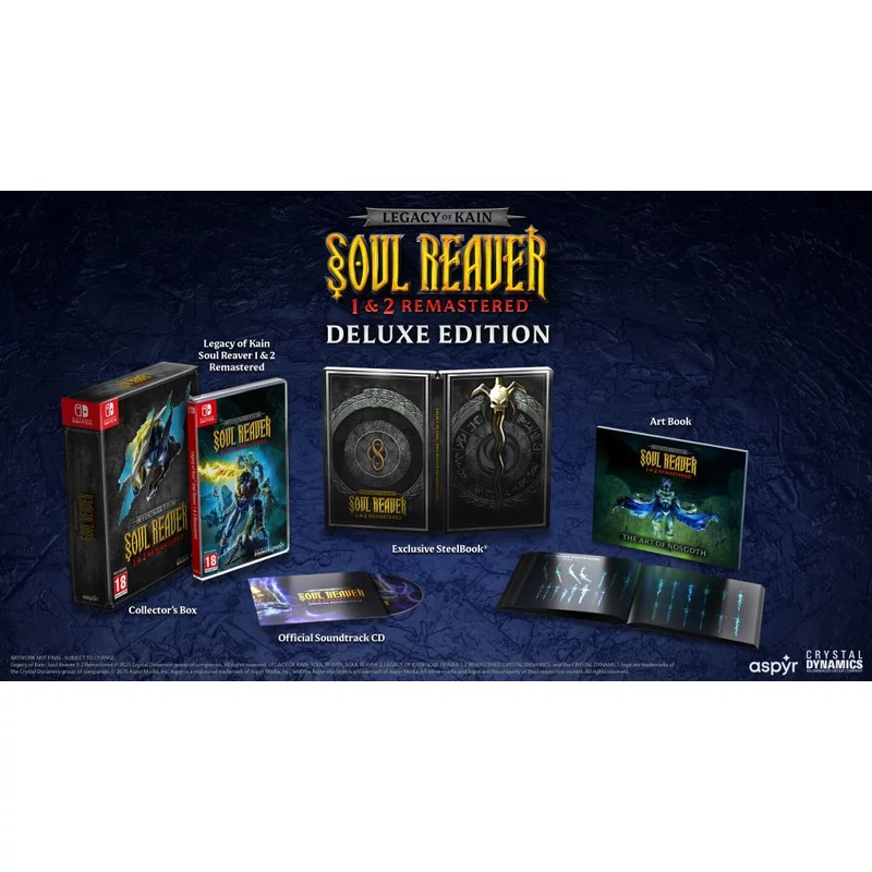 Legacy of Kain Soul Reaver 1&2 Remastered Deluxe Edition (Switch)