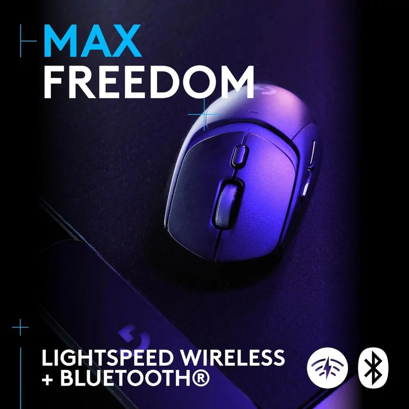 Logitech G309 Lightspeed vezeték nélküli gamer egér - Fekete (910-007200)