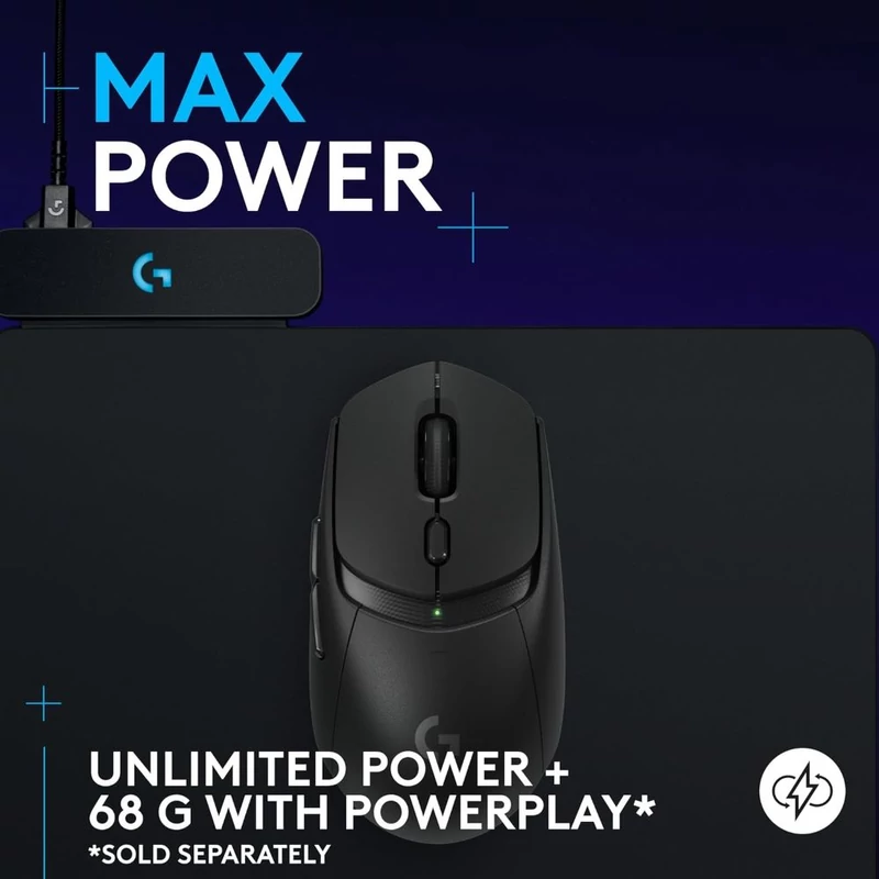 Logitech G309 Lightspeed vezeték nélküli gamer egér - Fekete (910-007200)