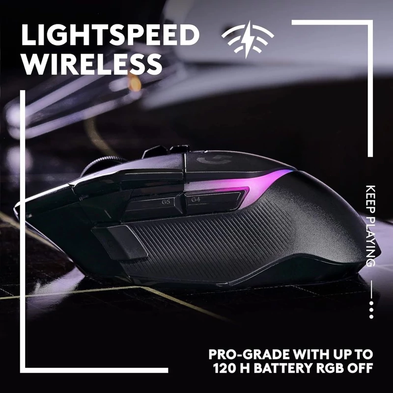 Logitech G502 X Plus Lightspeed vezeték nélküli Gamer egér - Fekete (910-006162)