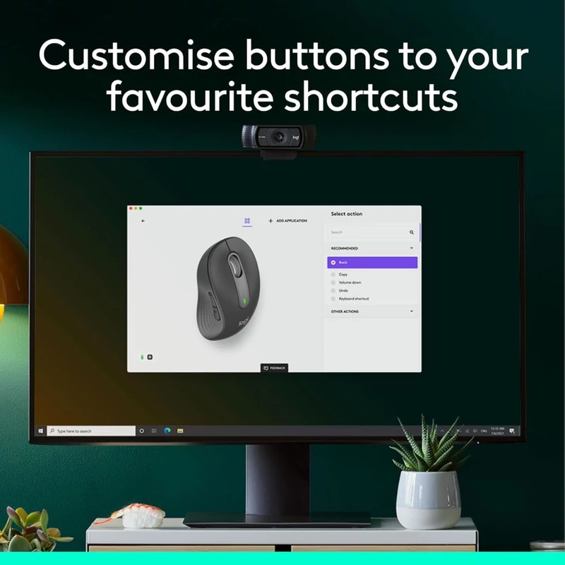 Logitech M650 Signature jobbkezes vezeték nélküli egér - Grafit (910-006253)
